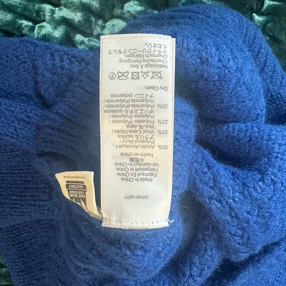 Cobalt blue Madewell sweater - Picture 6 of 6